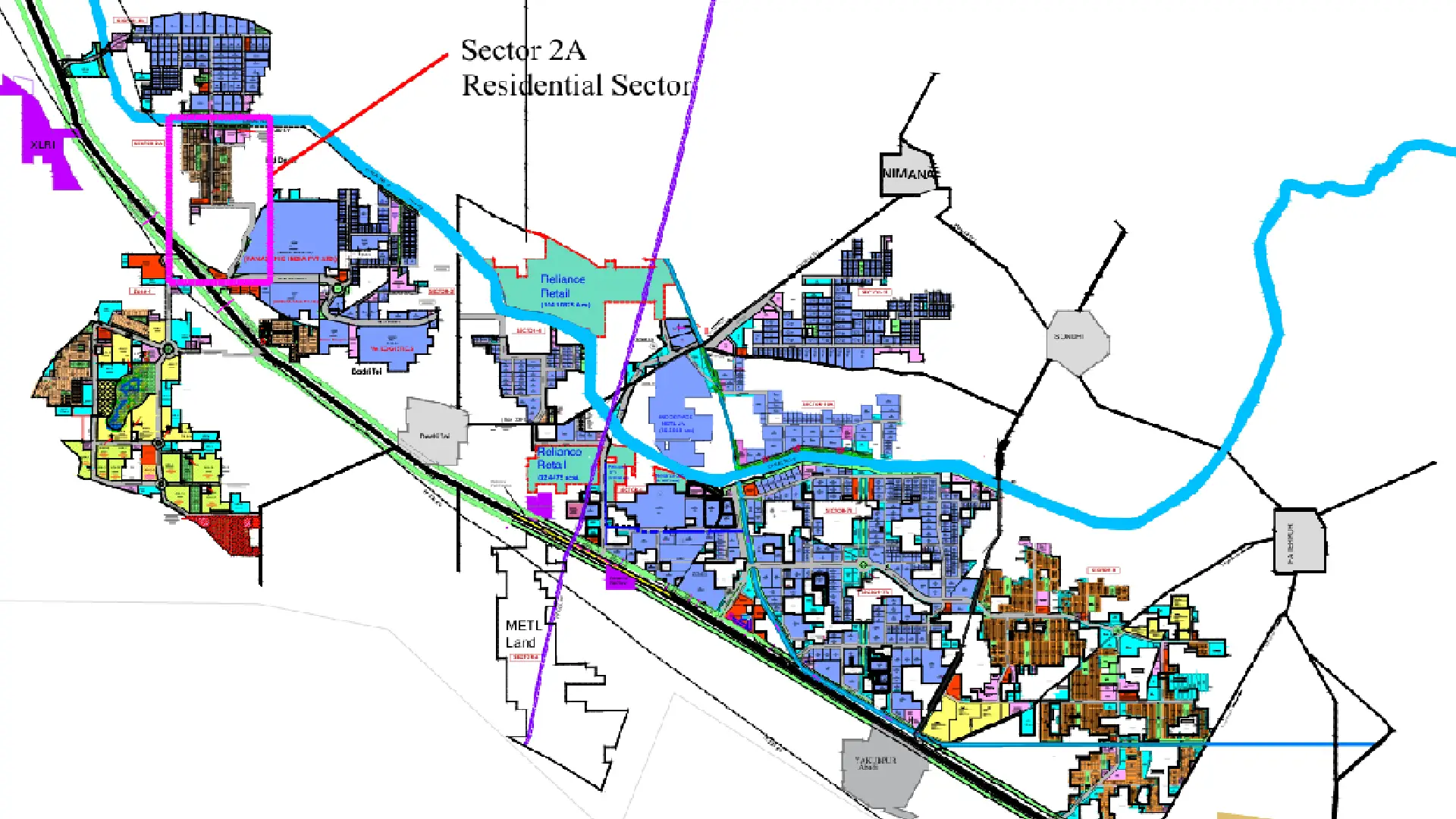 reliance met jhajjar map